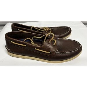 Sperry Men's Authentic Original 2-Eye Boat Shoes Size 15 M Brown